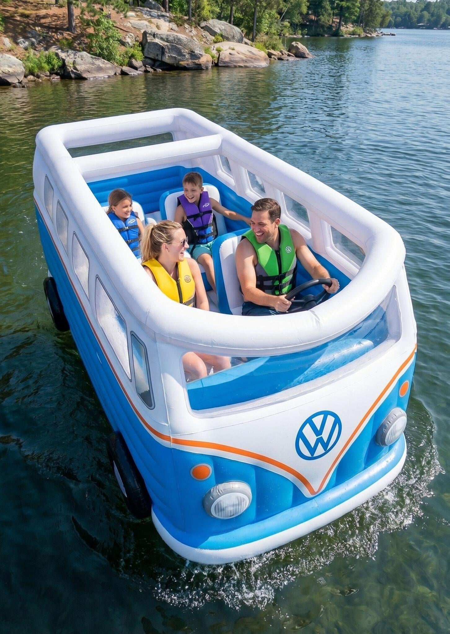 Inflatable Bus Boats