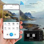 4K Digital Camera for Photography with 64MP, 3 Inch 180° Flip Screen