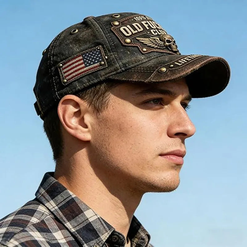 🖤2026 New Year · 30% OFF🖤Old Fuckers Club Vintage Embroidered Cap