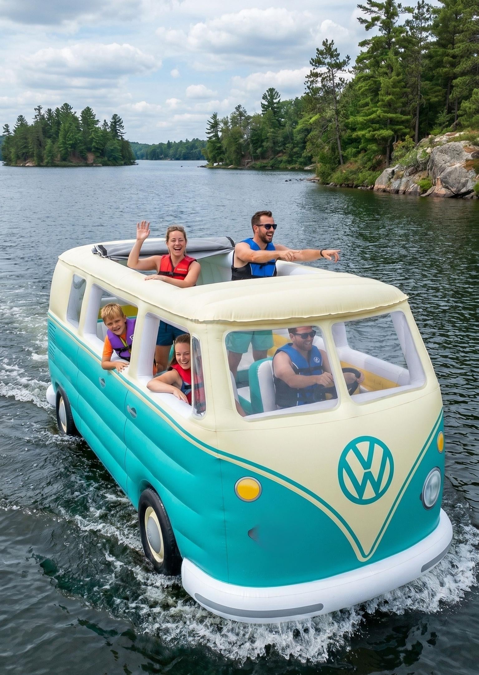 Inflatable Bus Boats