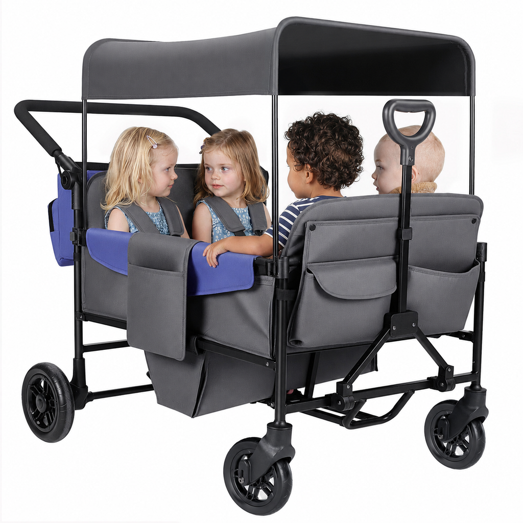 Stroller Wagon for Kids – 2-Seater All-Terrain Baby Wagon