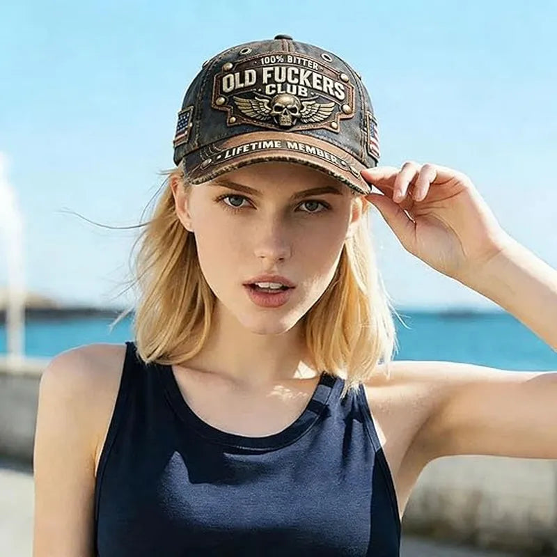🖤2026 New Year · 30% OFF🖤Old Fuckers Club Vintage Embroidered Cap