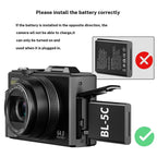 4K Digital Camera for Photography with 64MP, 3 Inch 180° Flip Screen